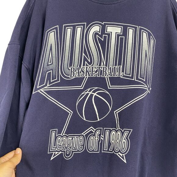 Divided by H&M Retro 90s Style Graphic Collegiate Oversized Sweatshirt S 519 - Picture 2 of 6